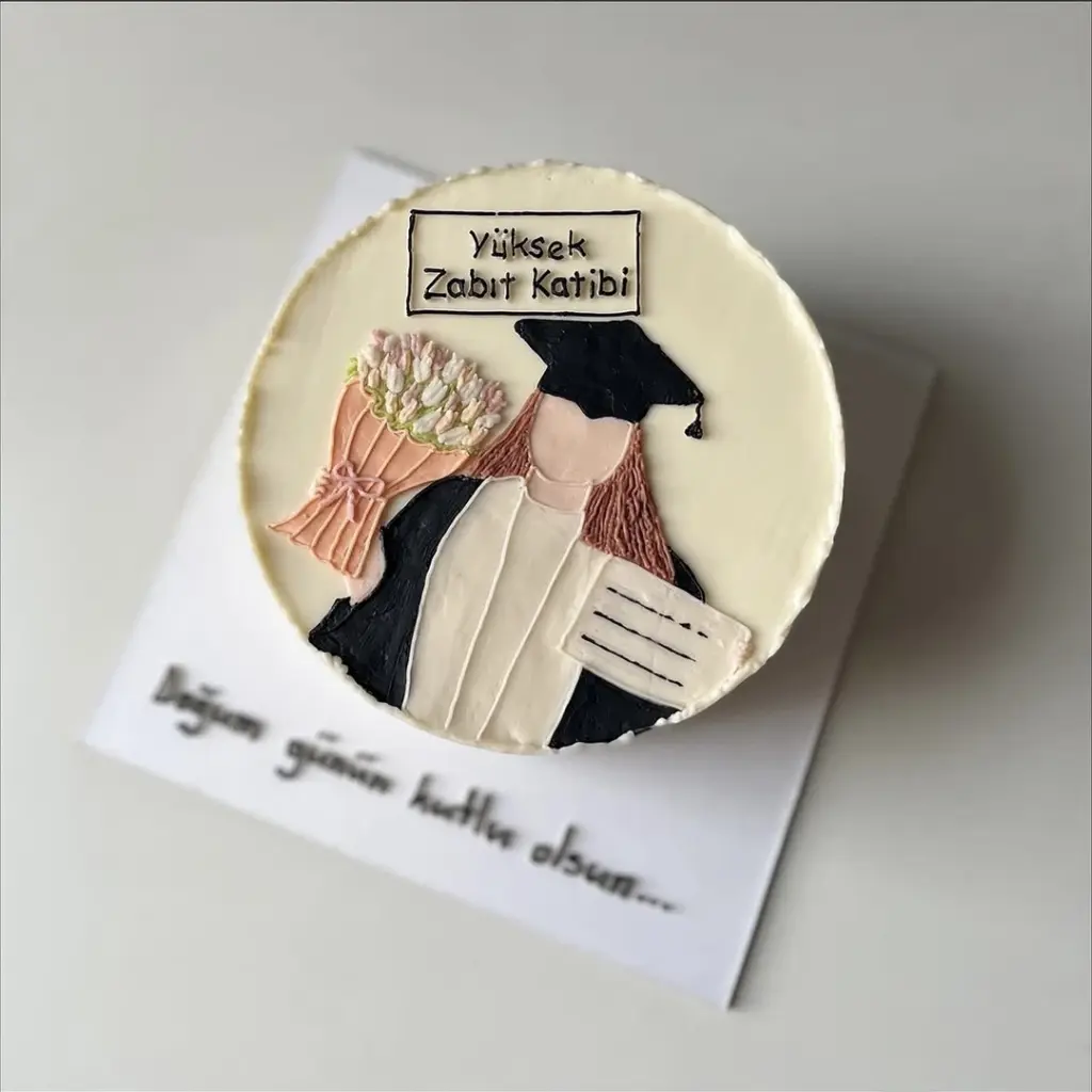 Alanya Çizimli Pasta - Dolcica