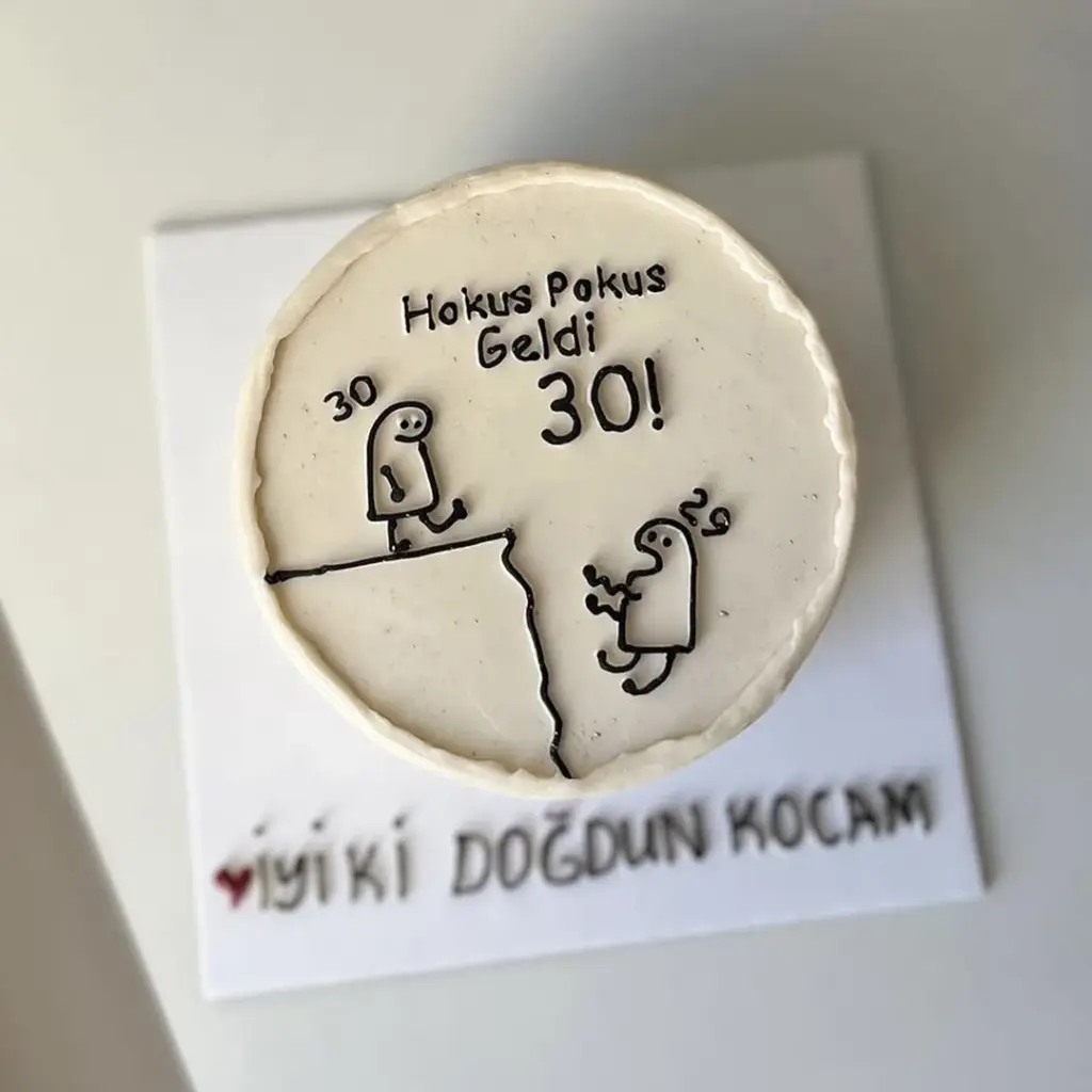 Alanya Çizimli Pasta - Dolcica