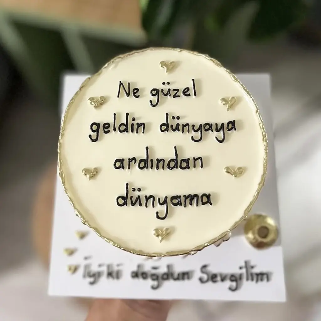 Alanya Yazılı Pasta - Dolcica